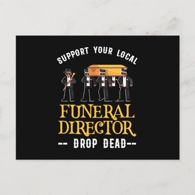 Postal Apoya su regalo de director funerario local Embalm (Anverso)