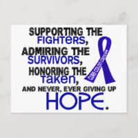 Apoyando la admiración por el cáncer de colon de 3