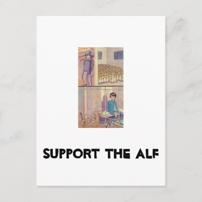 Postal Apoyar el ALF (Anverso)