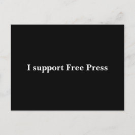 Postal Apoyar la prensa libre