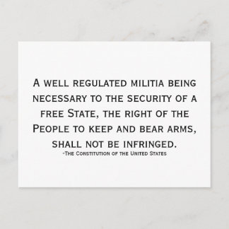 Postal ¡Apoyen la preservación de la libertad!