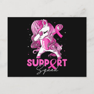 Postal Apoyo a Squad Sensibilización sobre el Cáncer de M