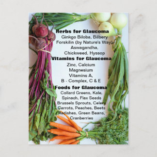 Postal Apoyo nutricional Glaucoma