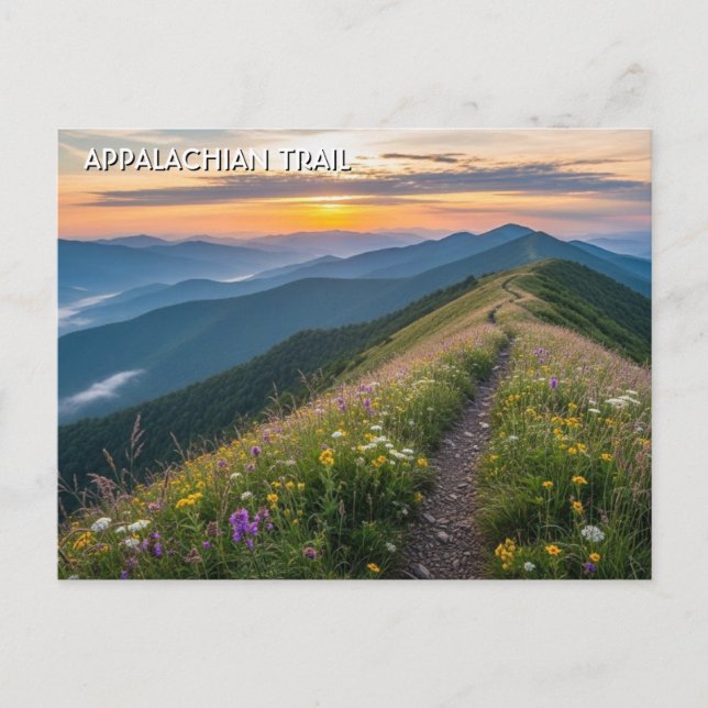 Postal Appalachian Trail Travel (Anverso)