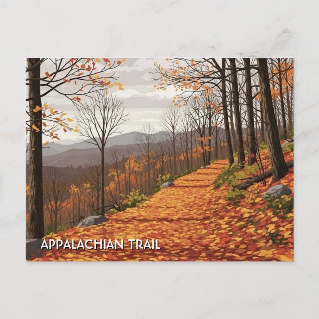 Postal Appalachian Trail Travel (Anverso)