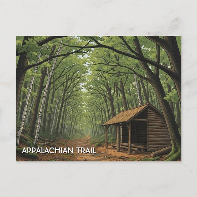 Postal Appalachian Trail Travel (Anverso)