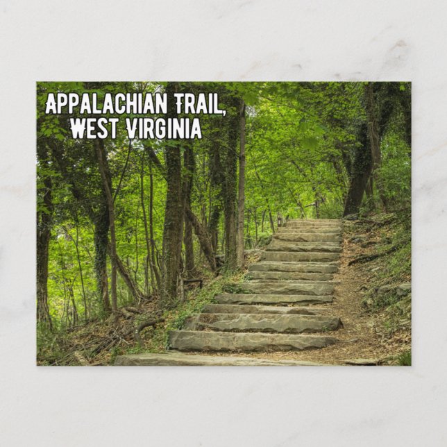 Postal Appalachian Trail West Virginia Postcard (Anverso)