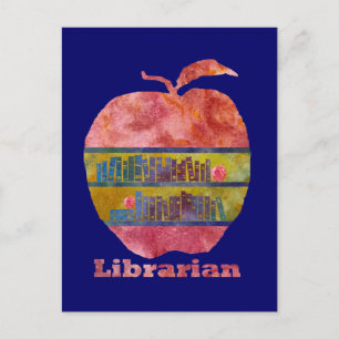 Postal Apple bibliotecario