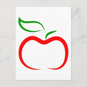 Postal Apple decorativa