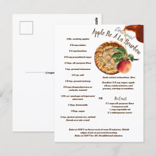Postal Apple Pie A La Bourbon Receta