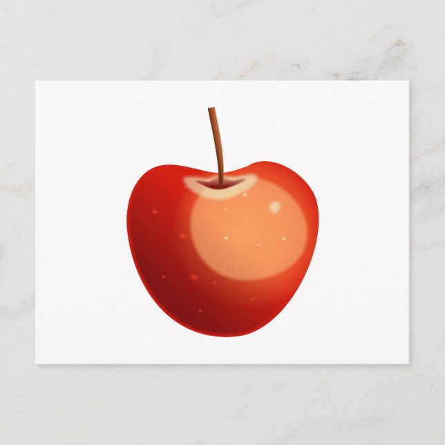 Postal Apple Rojo (Anverso)