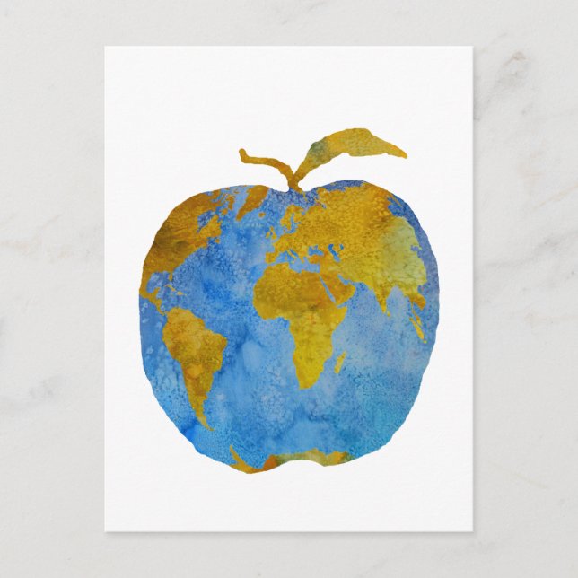 Postal Apple terrestre (Anverso)