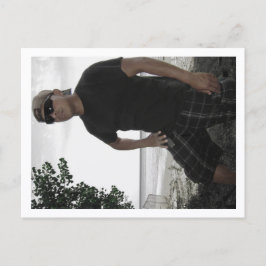 Postal Approachable Wolf Post Card Print