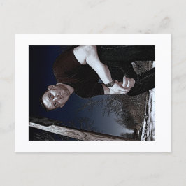 Postal Approachable Wolf Post Card Print