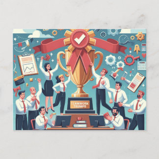 Postal Apreciación de Empleados Saludos por Día