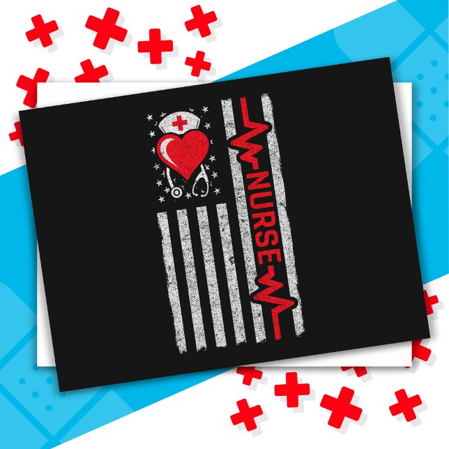 Postal Apreciación de enfermera por la vida de héroe de l (Subido por el creador)