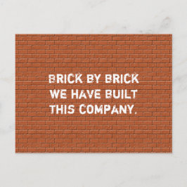 Postal Apreciación de los empleados Gracias Inicio de neg