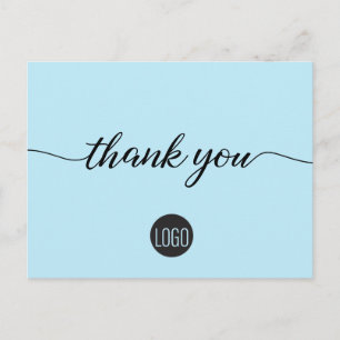 Postal Apreciación del cliente comercial personalizado Az