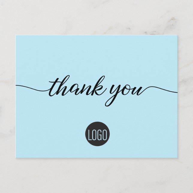 Postal Apreciación del cliente comercial personalizado Az (Anverso)