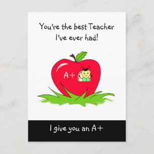 Postal Apreciación del profesor Mejor Error del profesor