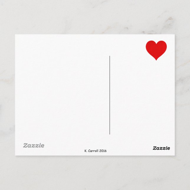 Postal Aprecio clínico autorizado del asistente social (Reverso)