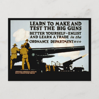Postal ¡Aprende a hacer y probar las armas grandes!
