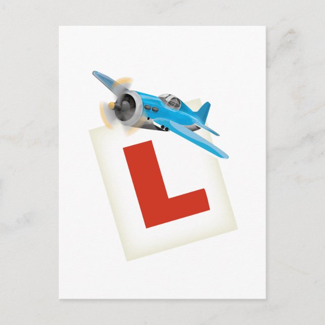 Postal Aprender a volar (Anverso)