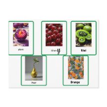 aprender ortografía de frutos en inglés