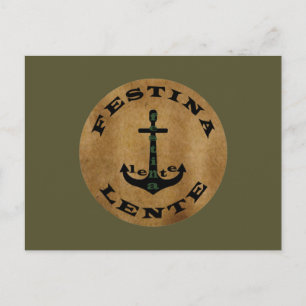 Postal Apresúrate lentamente