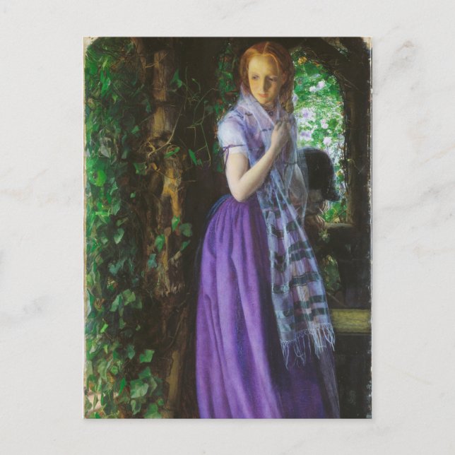 Postal April Love - Arthur Hughes (Anverso)