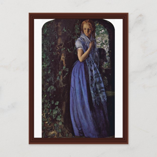 Postal April Love Of Arthur Hughes (Anverso)