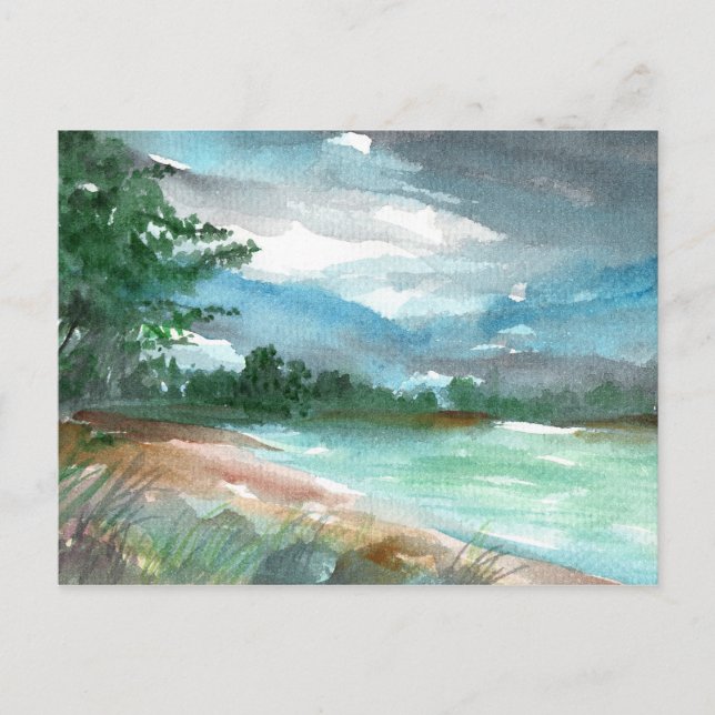 Postal Aproximación de tormenta (Anverso)