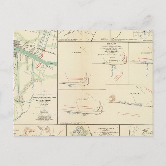 Postal Aproximaciones a Nueva Orleans (Anverso)