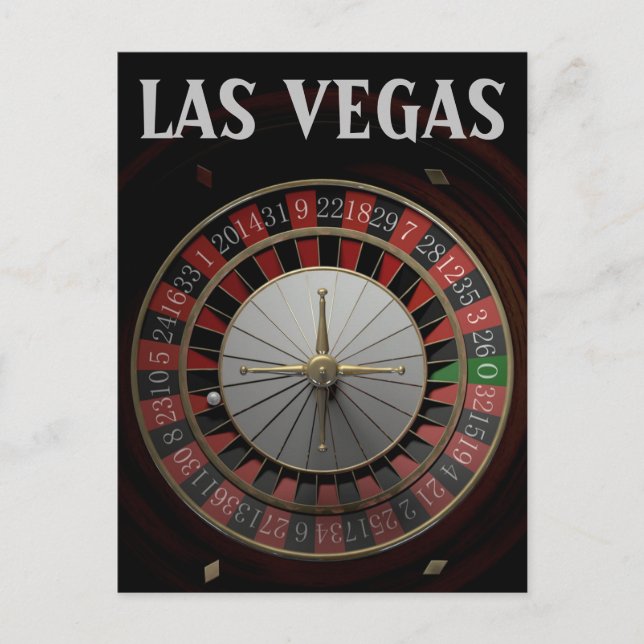 Postal Apuestas de Las Vegas Nevada (Anverso)