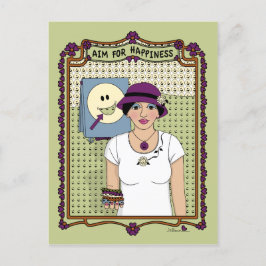 Postal Apuntar A La Felicidad