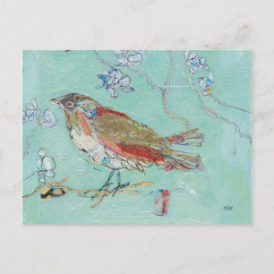 Postal Aqua Bird