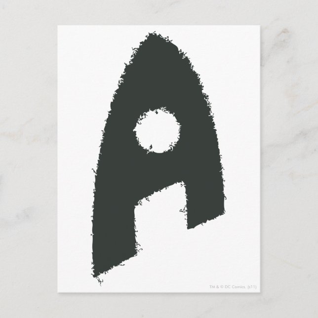 Postal Aquaman Grunge 'A' (Anverso)