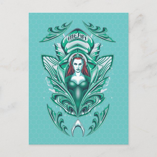 Postal Aquaman | Ornate Mera Graphic (Anverso)