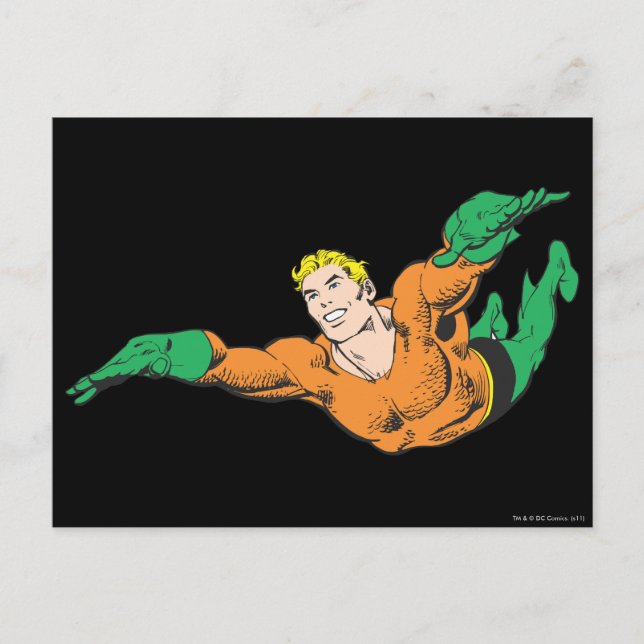 Postal Aquaman Soars (Anverso)