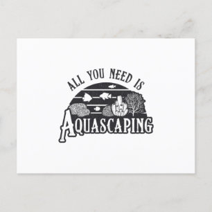 Postal Aquarista Lo Único Que Necesitas Es Un Aquistador 