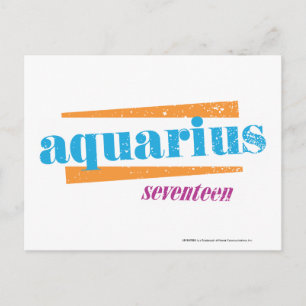 Postal Aquarius Aqua