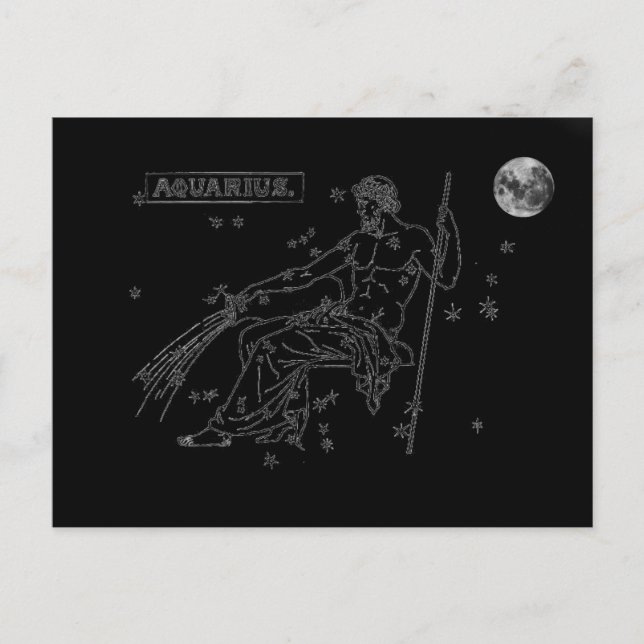 Postal Aquarius Postcard (Anverso)