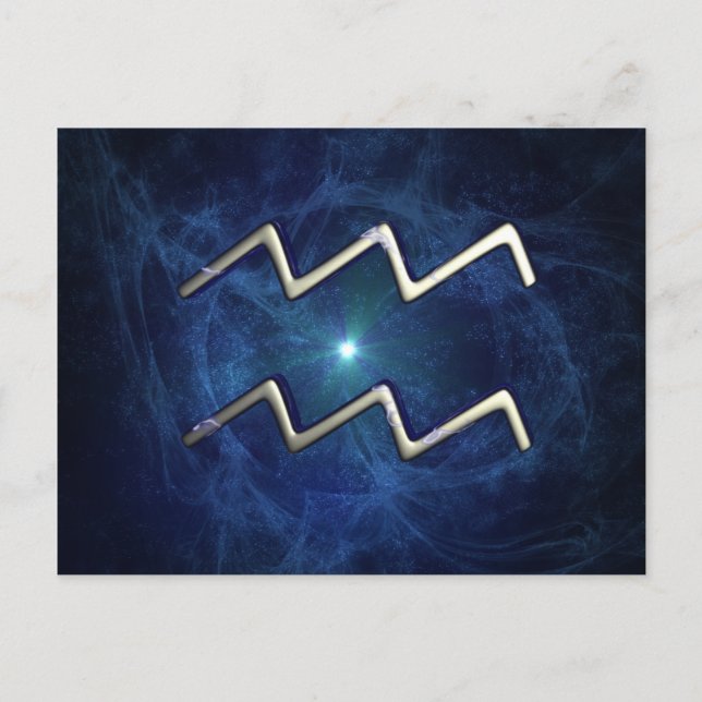 Postal Aquarius Postcard (Anverso)