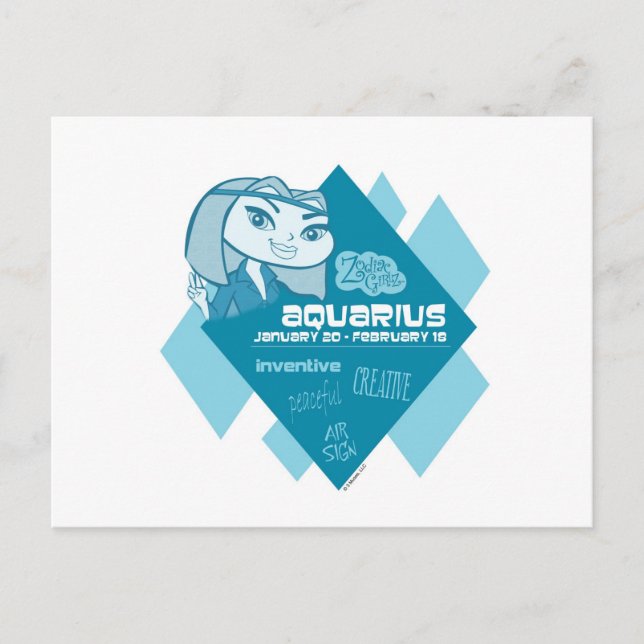 Postal Aquarius Postcard (Anverso)