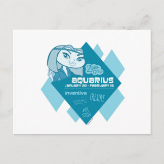 Postal Aquarius Postcard