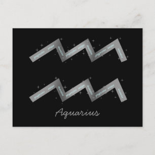 Postal Aquarius Postcard