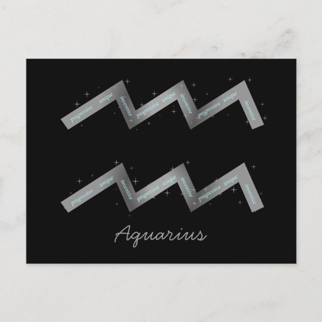 Postal Aquarius Postcard (Anverso)