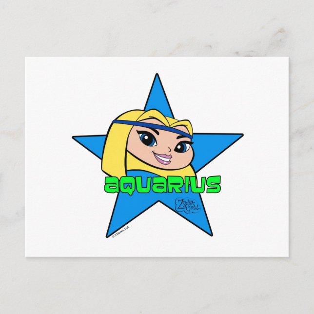 Postal Aquarius Postcard (Anverso)