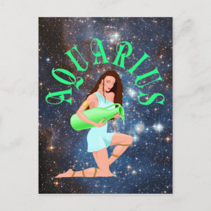 Postal Aquarius Postcard