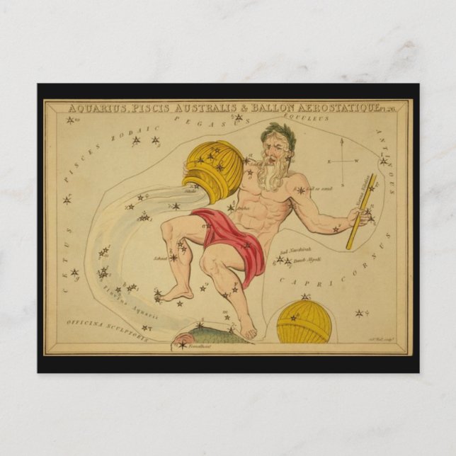 Postal Aquarius Postcard (Anverso)
